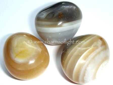 Banded Agate Tumble stones